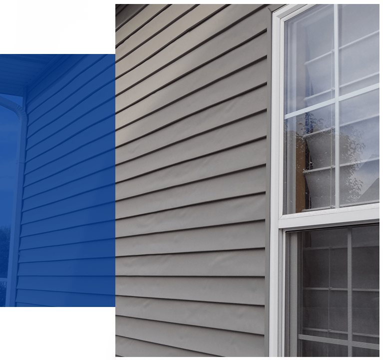 grey vinyl siding