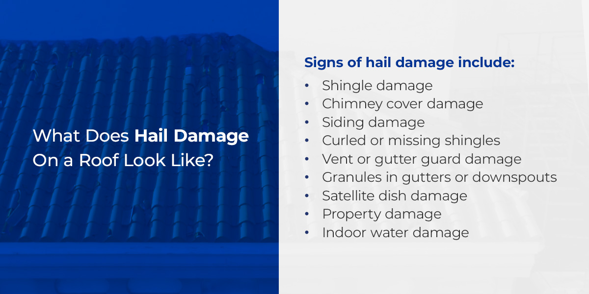 Signs of Hail Damage