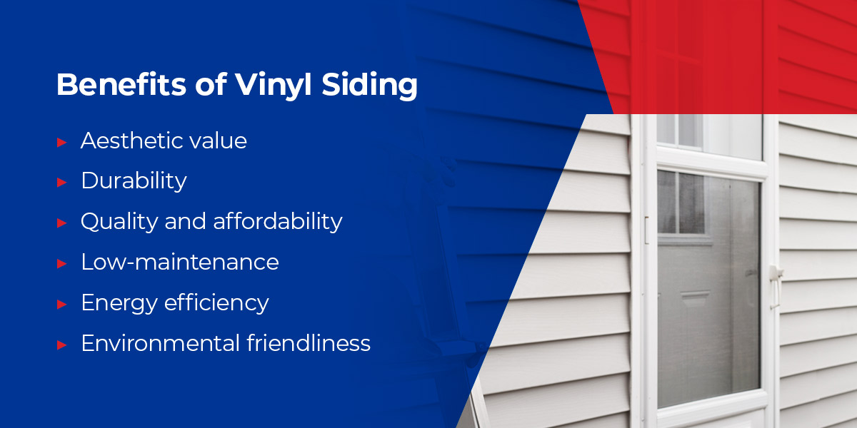 Vinyl Siding Benefits Graphic