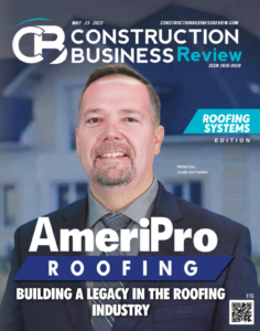 Mike Gray on the cover of Construction Business Review
