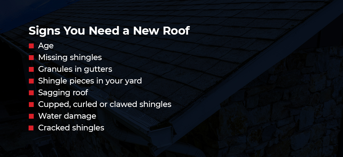 Signs you need a new roof