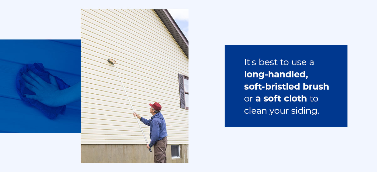 How to clean vinyl siding